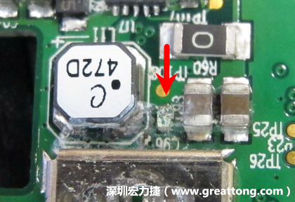 電路板疑似腐蝕氧化,懷疑電流異常過(guò)熱造成