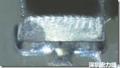 不沾錫，空焊不沾錫